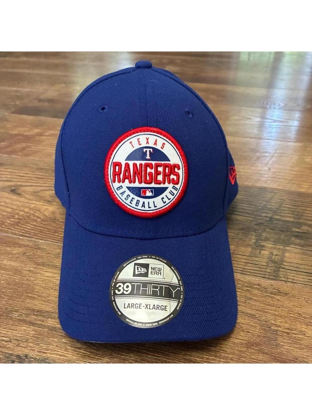 New Era Texas Rangers blue baseball cap size L/XL